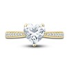 Thumbnail Image 2 of Pnina Tornai Diamond Heart Engagement Ring 2-1/3 ct tw Round 14K Yellow Gold