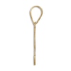 Thumbnail Image 2 of Initial C Necklace 14K Yellow Gold 18"