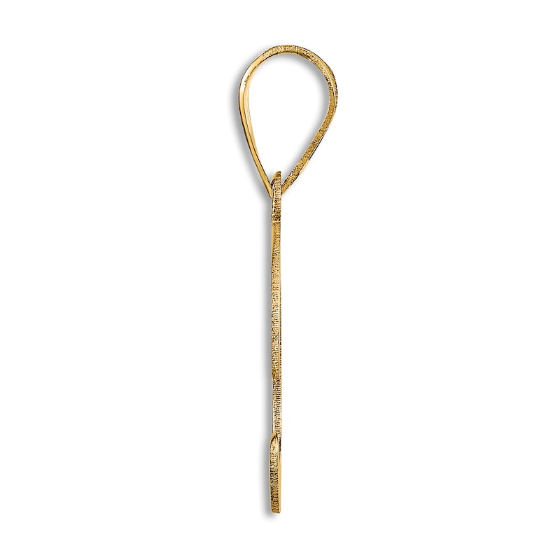 Main Image 2 of Initial C Necklace 14K Yellow Gold 18"