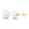 Thumbnail Image 2 of Freshwater Cultured Pearl Necklace & Earring Set 14K Yellow Gold 18"