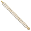Thumbnail Image 2 of Freshwater Cultured Pearl Bracelet 14K Yellow Gold 7.5"