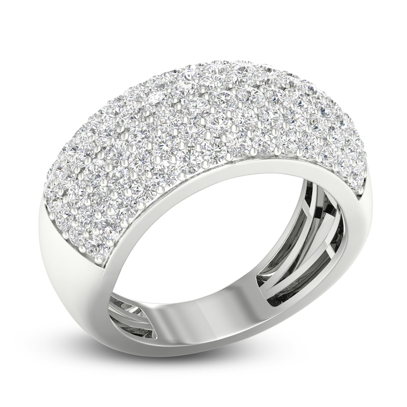 Main Image 2 of Diamond Pave Anniversary Band 1-1/2 ct tw Round 14K White Gold