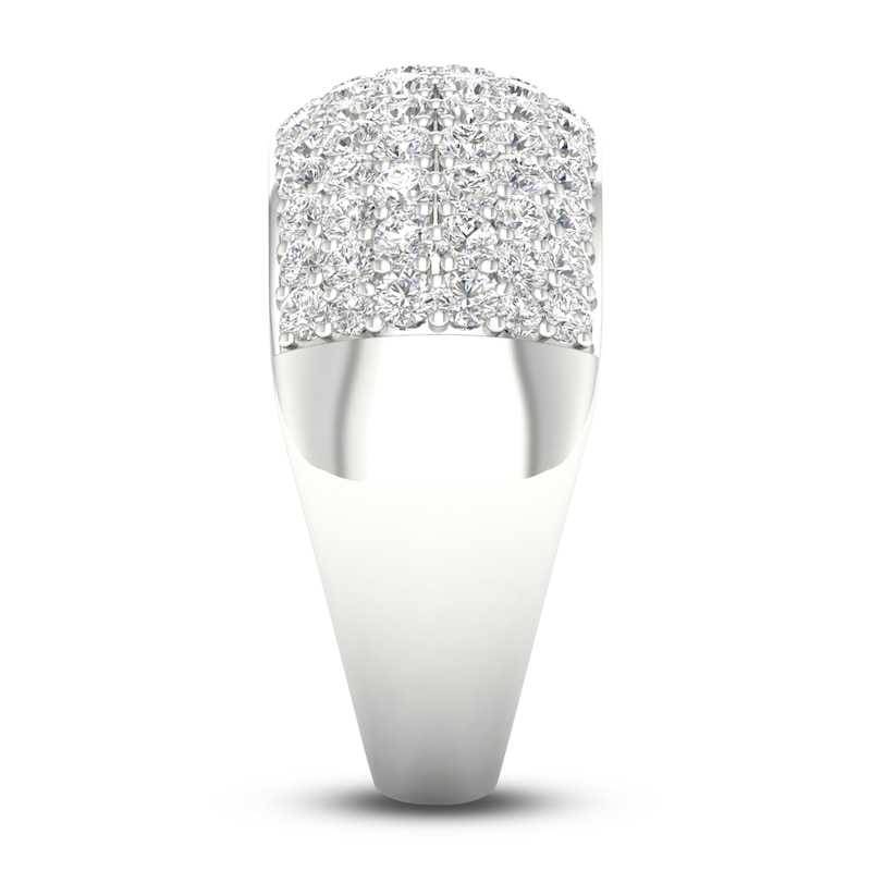 Main Image 3 of Diamond Pave Anniversary Band 1-1/2 ct tw Round 14K White Gold