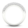 Thumbnail Image 4 of Diamond Pave Anniversary Band 1-1/2 ct tw Round 14K White Gold