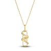 Thumbnail Image 3 of Le Vian Wrapped In Chocolate Diamond Necklace 1/4 ct tw Diamonds 14K Honey Gold 19"