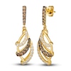 Le Vian Diamond Earrings 1 ct tw Round 14K Honey Gold