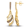 Le Vian Diamond Earrings 1 ct tw Round 14K Honey Gold