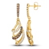 Thumbnail Image 2 of Le Vian Diamond Earrings 1 ct tw Round 14K Honey Gold