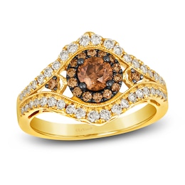 Le Vian Diamond Ring 1 ct tw Round 14K Honey Gold