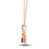 Thumbnail Image 2 of Le Vian Diamond Pendant Necklace 1 ct tw Round 14K Strawberry Gold 19"