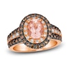 Thumbnail Image 1 of Le Vian Natural Morganite Ring 7/8 ct tw Diamonds 14K Strawberry Gold