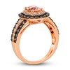 Thumbnail Image 2 of Le Vian Natural Morganite Ring 7/8 ct tw Diamonds 14K Strawberry Gold