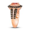 Thumbnail Image 4 of Le Vian Natural Morganite Ring 7/8 ct tw Diamonds 14K Strawberry Gold