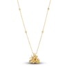 Thumbnail Image 3 of Le Vian Diamond Bumblebee Pendant Necklace 3/4 ct tw Round 14K Honey Gold 19"