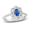 Thumbnail Image 0 of Le Vian Natural Blue Sapphire Ring 1/3 ct tw Diamonds Platinum