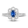 Thumbnail Image 1 of Le Vian Natural Blue Sapphire Ring 1/3 ct tw Diamonds Platinum