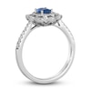 Thumbnail Image 2 of Le Vian Natural Blue Sapphire Ring 1/3 ct tw Diamonds Platinum