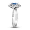 Thumbnail Image 3 of Le Vian Natural Blue Sapphire Ring 1/3 ct tw Diamonds Platinum