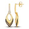 Thumbnail Image 2 of Le Vian Diamond Earrings 3/8 ct tw Round 14K Honey Gold