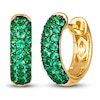 Le Vian Natural Emerald Earrings 14K Honey Gold