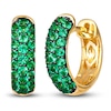 Thumbnail Image 1 of Le Vian Natural Emerald Earrings 14K Honey Gold