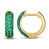 Thumbnail Image 1 of Le Vian Natural Emerald Earrings 14K Honey Gold