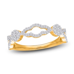 Kallati Diamond Ring 3/8 ct tw Round 14K Yellow Gold