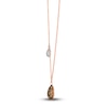 Thumbnail Image 2 of Le Vian Diamond Station Necklace 3/4 ct tw Round 14K Two-Tone Gold 18"