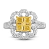 Thumbnail Image 1 of Le Vian Sunny Yellow Diamond Ring 1-3/4 ct tw Round 14K Vanilla Gold