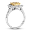 Thumbnail Image 2 of Le Vian Sunny Yellow Diamond Ring 1-3/4 ct tw Round 14K Vanilla Gold