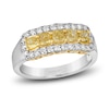 Thumbnail Image 1 of Le Vian Sunny Yellow Diamond Ring 1-1/5 ct tw Round 14K Two-Tone Gold