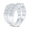 Thumbnail Image 2 of Diamond Double Row Enhancer Band 2 ct tw Round 14K White Gold