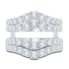 Thumbnail Image 3 of Diamond Double Row Enhancer Band 2 ct tw Round 14K White Gold