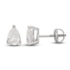 Thumbnail Image 2 of Lab-Grown Diamond Solitaire Stud Earrings 1 ct tw Pear-shaped 14K White Gold (SI2/F)