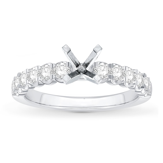 Chosen Diamond Engagement Ring Setting 5/8 ct tw Round Platinum