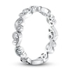 Thumbnail Image 2 of Kirk Kara Diamond Lace Wedding Band 1/8 ct tw Round 18K White Gold