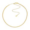 Thumbnail Image 1 of Solid Valentino Chain Necklace 14K Yellow Gold 11.5" Adj.