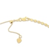 Thumbnail Image 2 of Solid Valentino Chain Necklace 14K Yellow Gold 11.5" Adj.