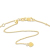 Thumbnail Image 3 of Sideways Cross Choker Necklace 14K Yellow Gold 15" Adj.