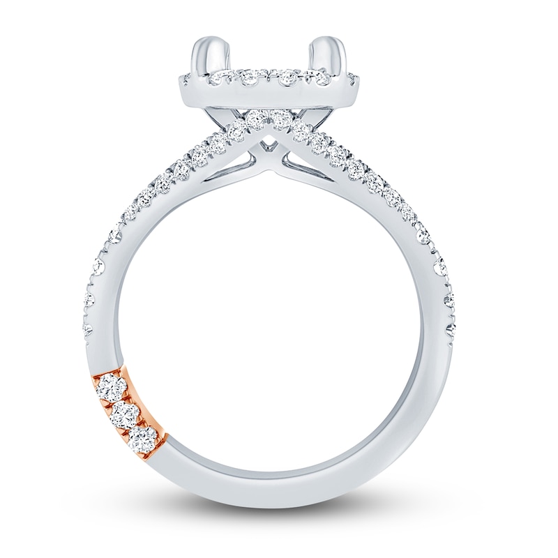 Main Image 2 of Pnina Tornai Lab-Grown Diamond Engagement Ring Setting 5/8 ct tw Round 14K White Gold