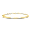 Thumbnail Image 1 of Diamond Twisted Bangle Bracelet 1/3 ct tw Round 10K Yellow Gold
