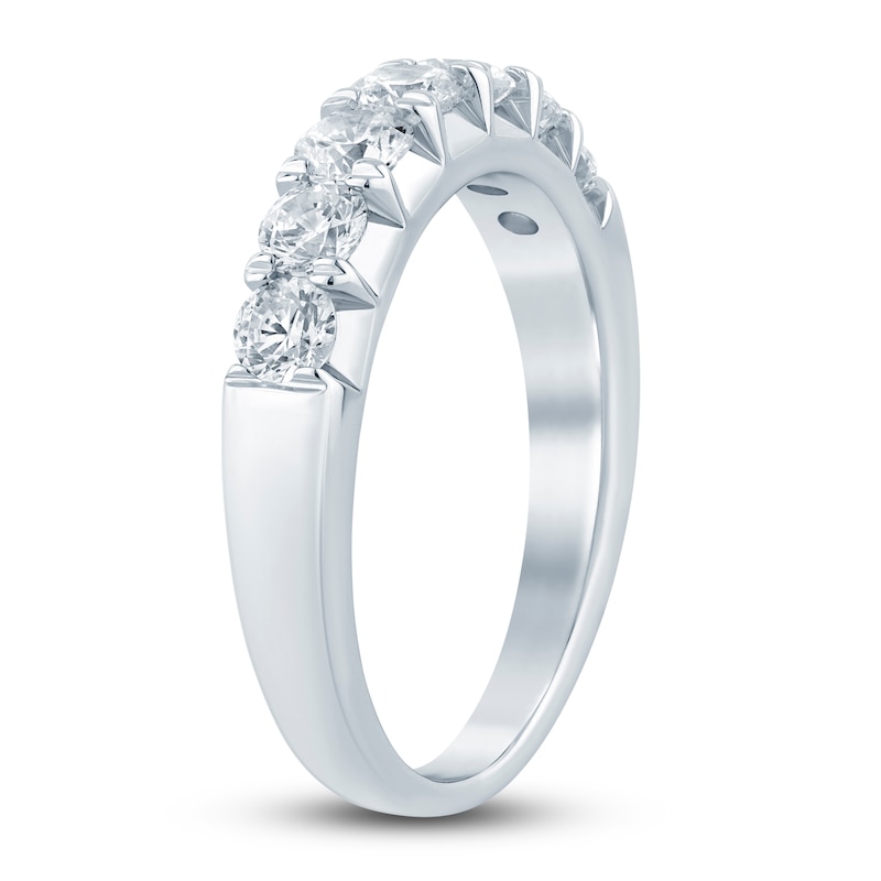 Main Image 2 of Diamond Anniversary Band 1 ct tw Round 14K White Gold