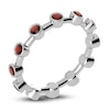 Thumbnail Image 2 of Juliette Maison Natural Garnet Ring 10K White Gold