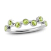 Thumbnail Image 1 of Juliette Maison Natural Peridot Ring 10K White Gold
