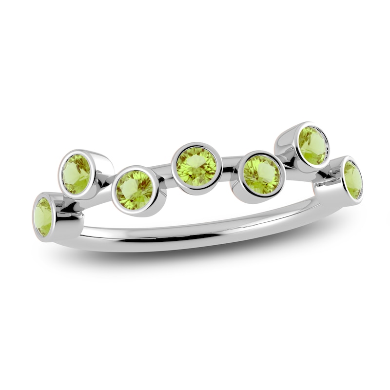 Main Image 1 of Juliette Maison Natural Peridot Ring 10K White Gold
