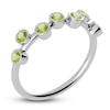 Thumbnail Image 2 of Juliette Maison Natural Peridot Ring 10K White Gold
