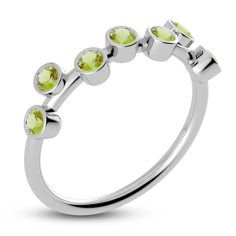 Main Image 2 of Juliette Maison Natural Peridot Ring 10K White Gold
