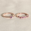 Thumbnail Image 4 of Juliette Maison Natural Citrine & Natural Emerald Ring 10K Yellow Gold