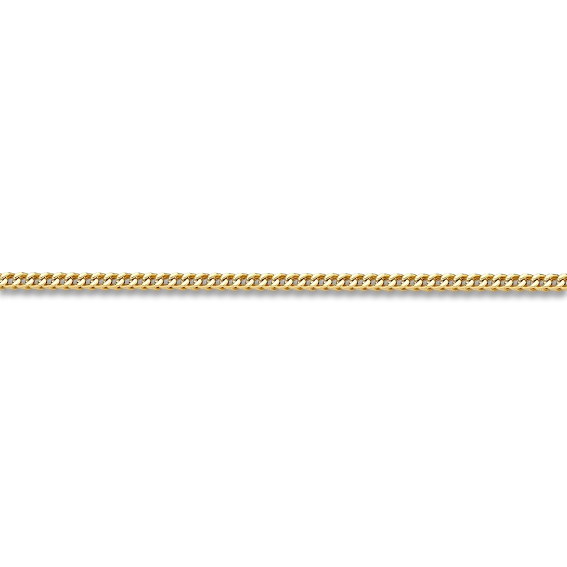 Main Image 3 of Men's Solid Franco Chain Necklace Gold Ion-Plated Stainless Steel 20" 2.5mm