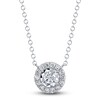 Thumbnail Image 1 of Shy Creation Diamond Pendant Necklace 1/4 ct tw Round 14K White Gold SC55024121
